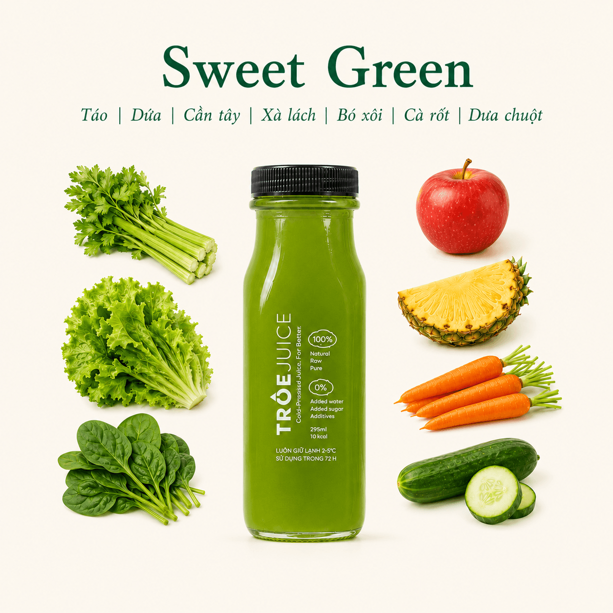 Product image Juice xanh mát ít ngọt (G5)