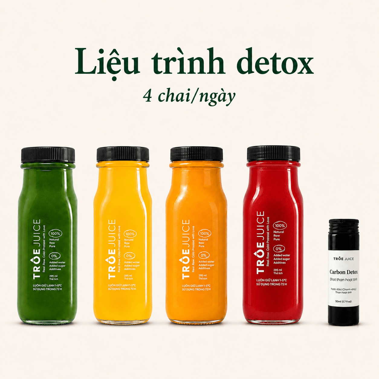 Ảnh sản phẩm Liệu trình detox 4 chai/ngày (Slimfast)