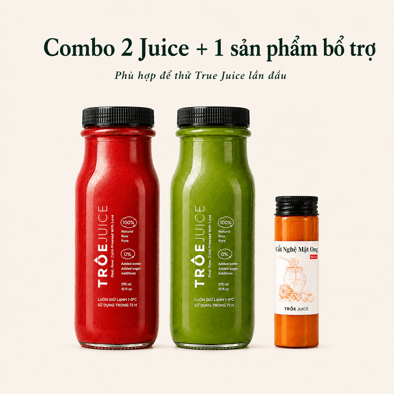 Product image Combo 2 Juice + 1 Shot True care bổ trợ