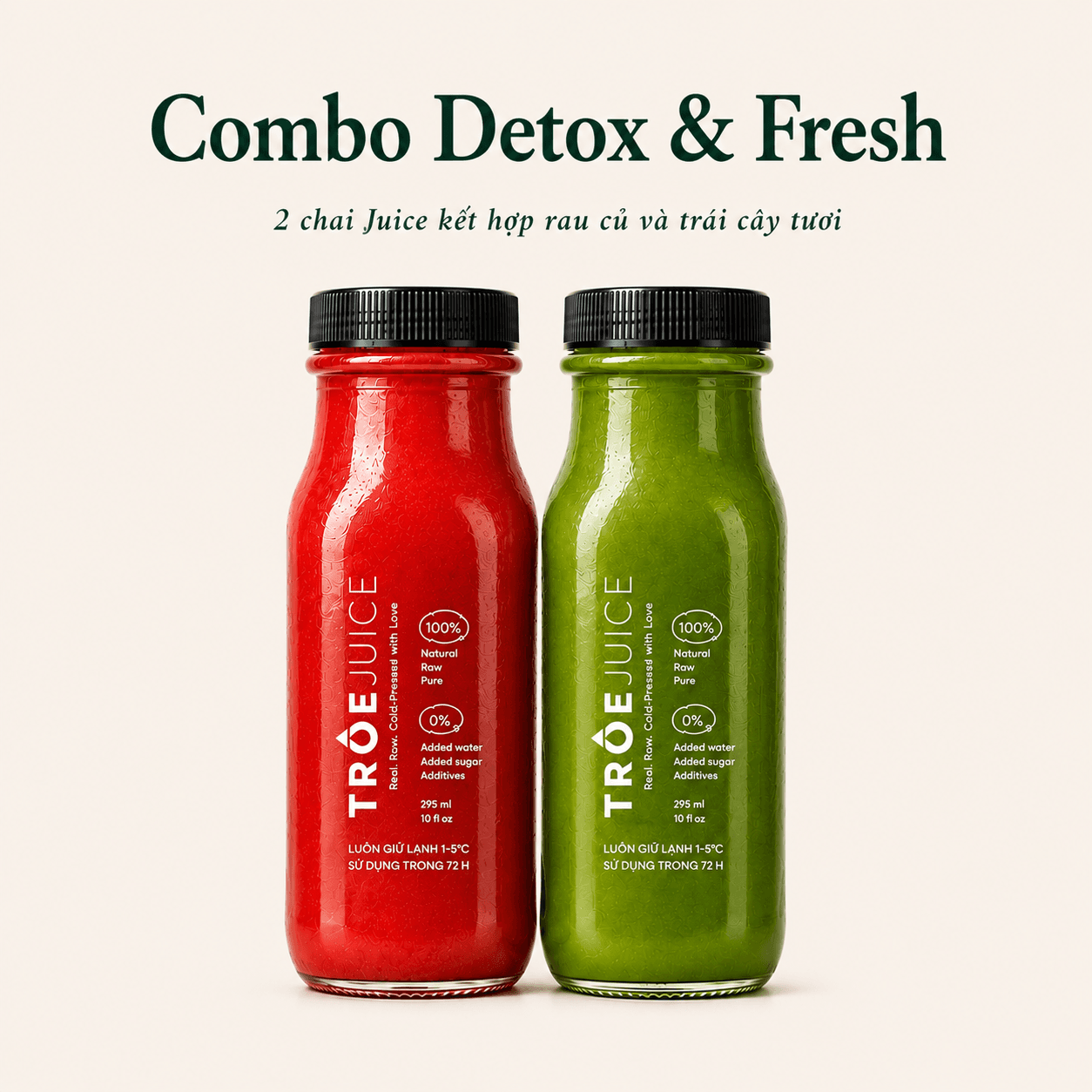 Product image Combo 2 chai Juice dễ uống cho người mới