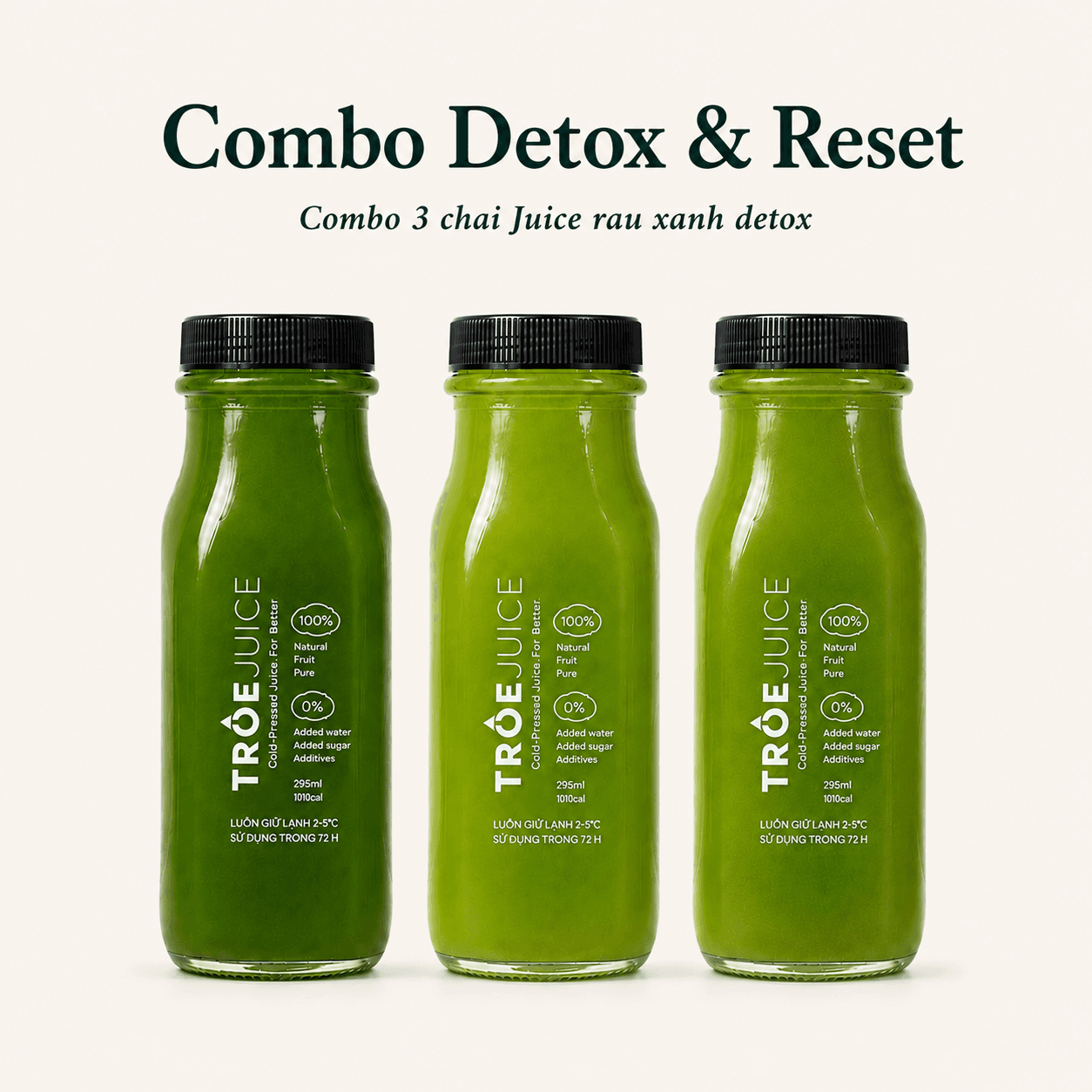 Product image Combo 3 Juice rau xanh detox (G21 + G5 + G1)