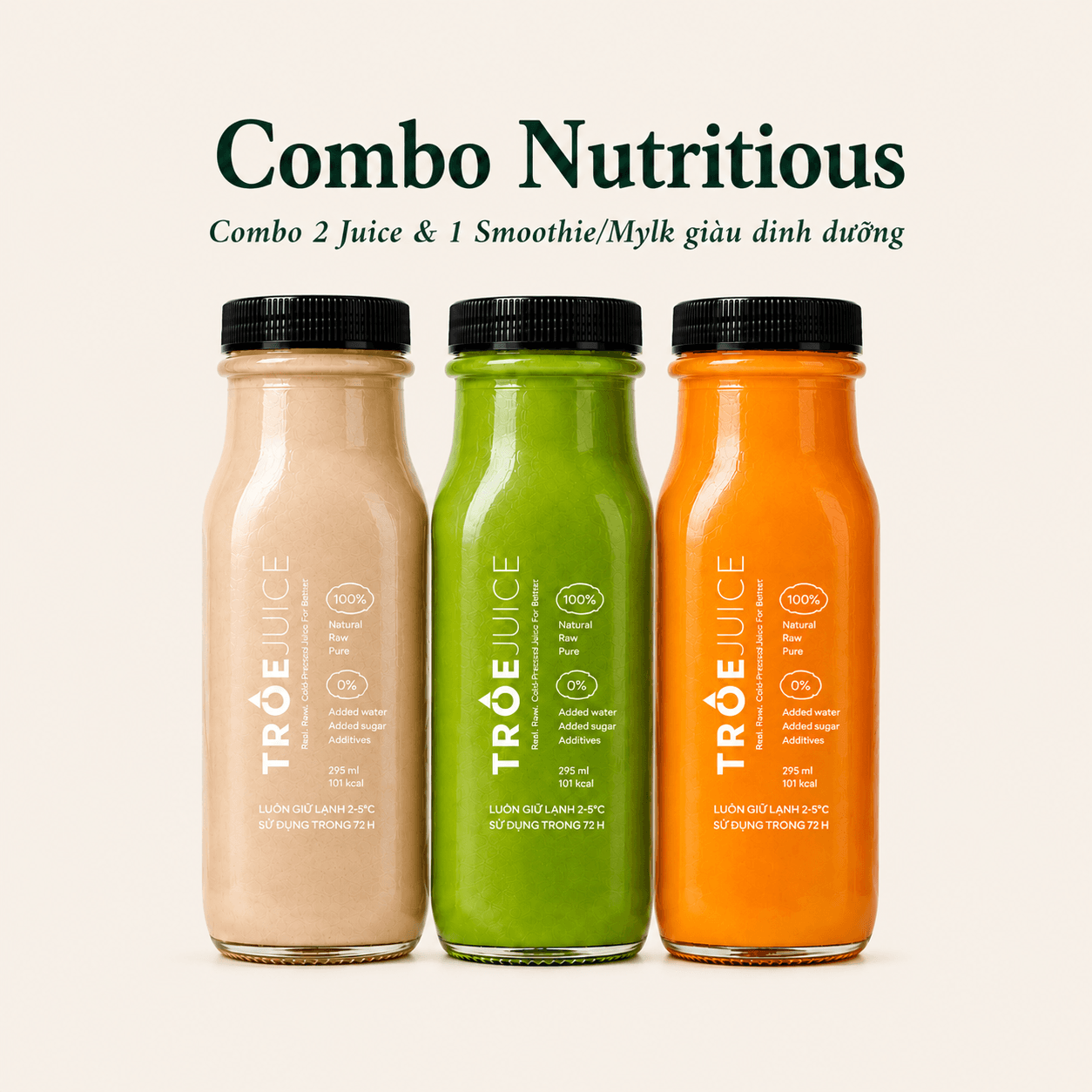 Ảnh sản phẩm Combo 3 chai giàu dinh dưỡng (Nutritious)