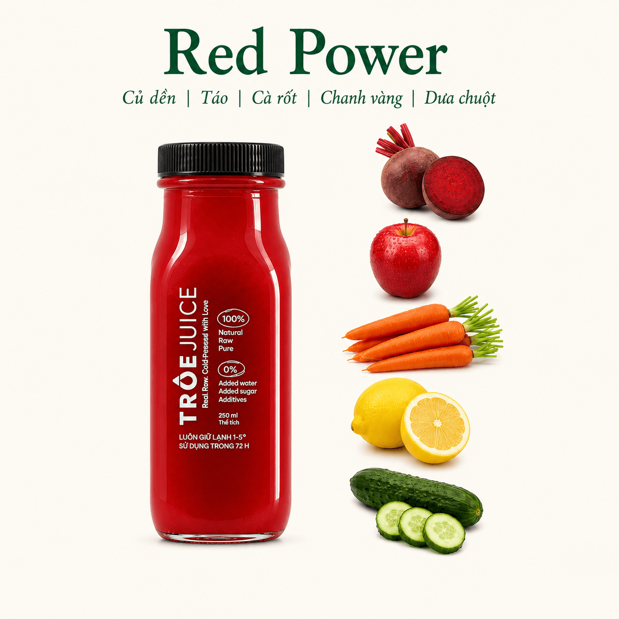 Ảnh sản phẩm Juice ngọt thanh vị Củ dền táo (R5)
